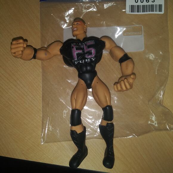 2002 Jakks WWE Flex 'Ems Brock Lesnar Wrestling Figure Bendee WWF - Picture 2 of 3